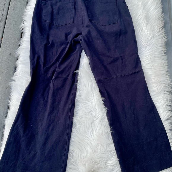 SPANX Polished Kick Flare Pant in Classic Navy Size Large Petite - Picture 9 of 12